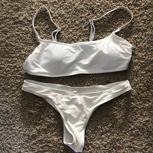 White bikini